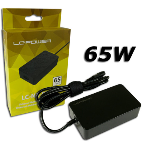 LC POWER LC-NB-PRO-65-C - USB-C notebook power adapter