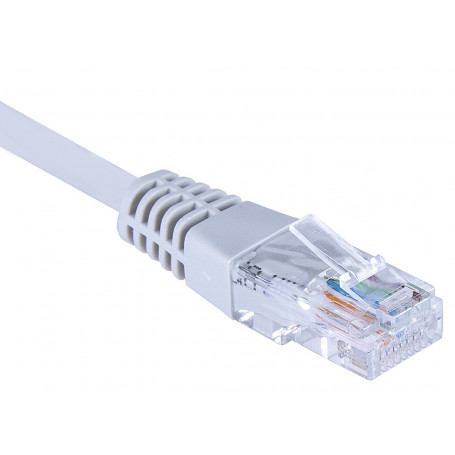 Patch Cable UTP RJ45 Non blindé Ivoire - Cat. 6 - Longueur : 3 m