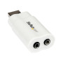 StarTech.com USB to Stereo Audio Adapter Converter