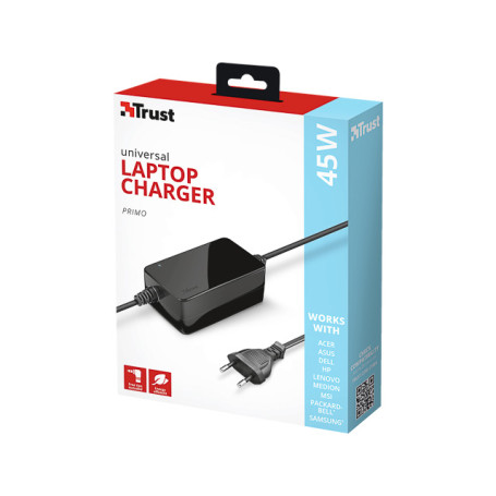 TRUST PRIMO LAPTOP CHARGER 19V-45W 21904 universal