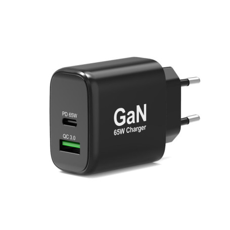 Port Connect 65 W AC Adapter - Universal Adapter - For USB Type C Device, Notebook, Smartphone, Tablet PC