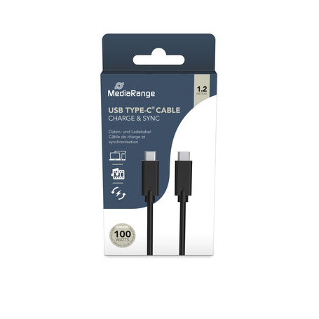 MEDIARANGE TYPE-C CHARGE CABLE 1,2m